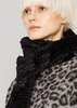 Berenik FAUX RHOMB FUR SCARF - black - Thumbnail 6