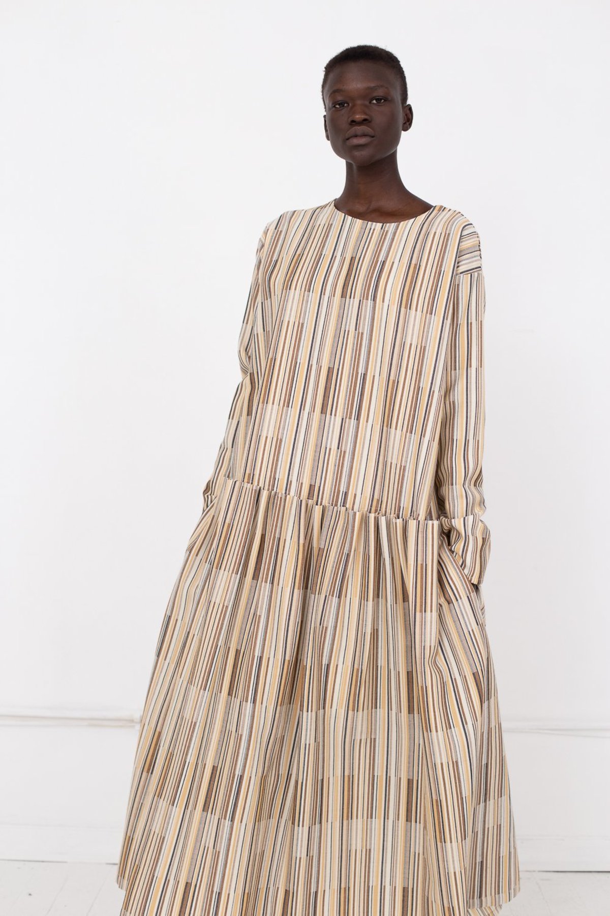 Nehera Darvoy Dress - Brown Mix - Image 2 of 6