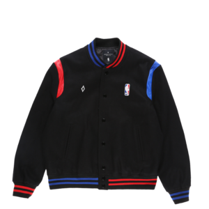 Marcelo Burlon NBA Bomber Jacket - Black Multicolor | Garmentory