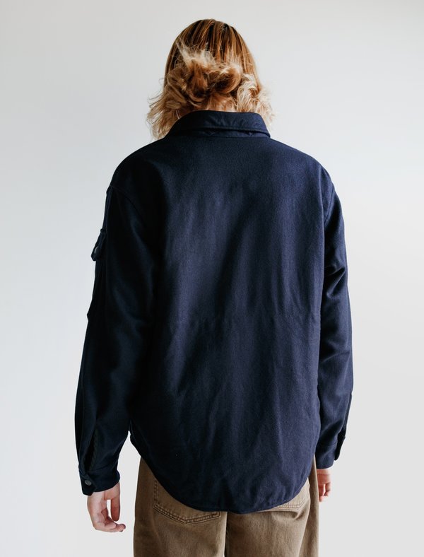 Engineered Garments 20oz Wool Melton Field Shirt Jacket - Dark