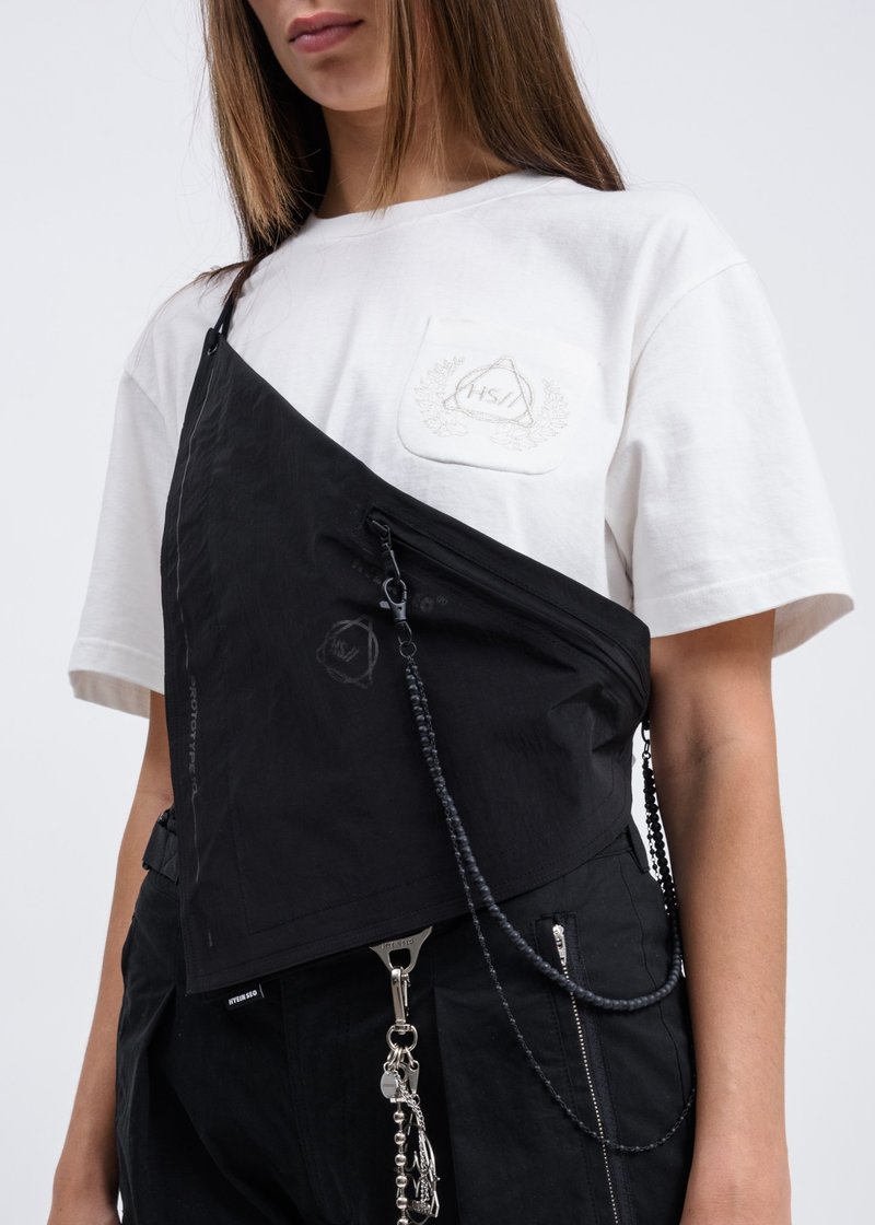 【関税込み】HYEIN SEO グレー Dyed Scarf Bag フーディ 6-1_06da6546-f132-43e5-a30b-