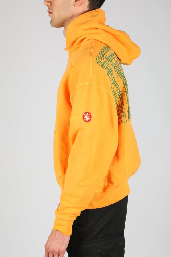 c.e cavempt OVERDYE PULLOVER L オレンジ Cav Empt OVERDYE WIRE MESH HOODIE - ORANGE | Garmentory