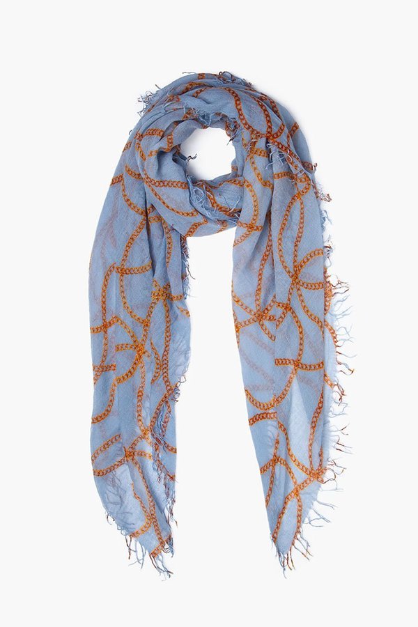 Chan Luu Cashmere and Silk Scarf - Dusty Blue Chan Luu Cashmere and Silk Scarf - Dusty Blue