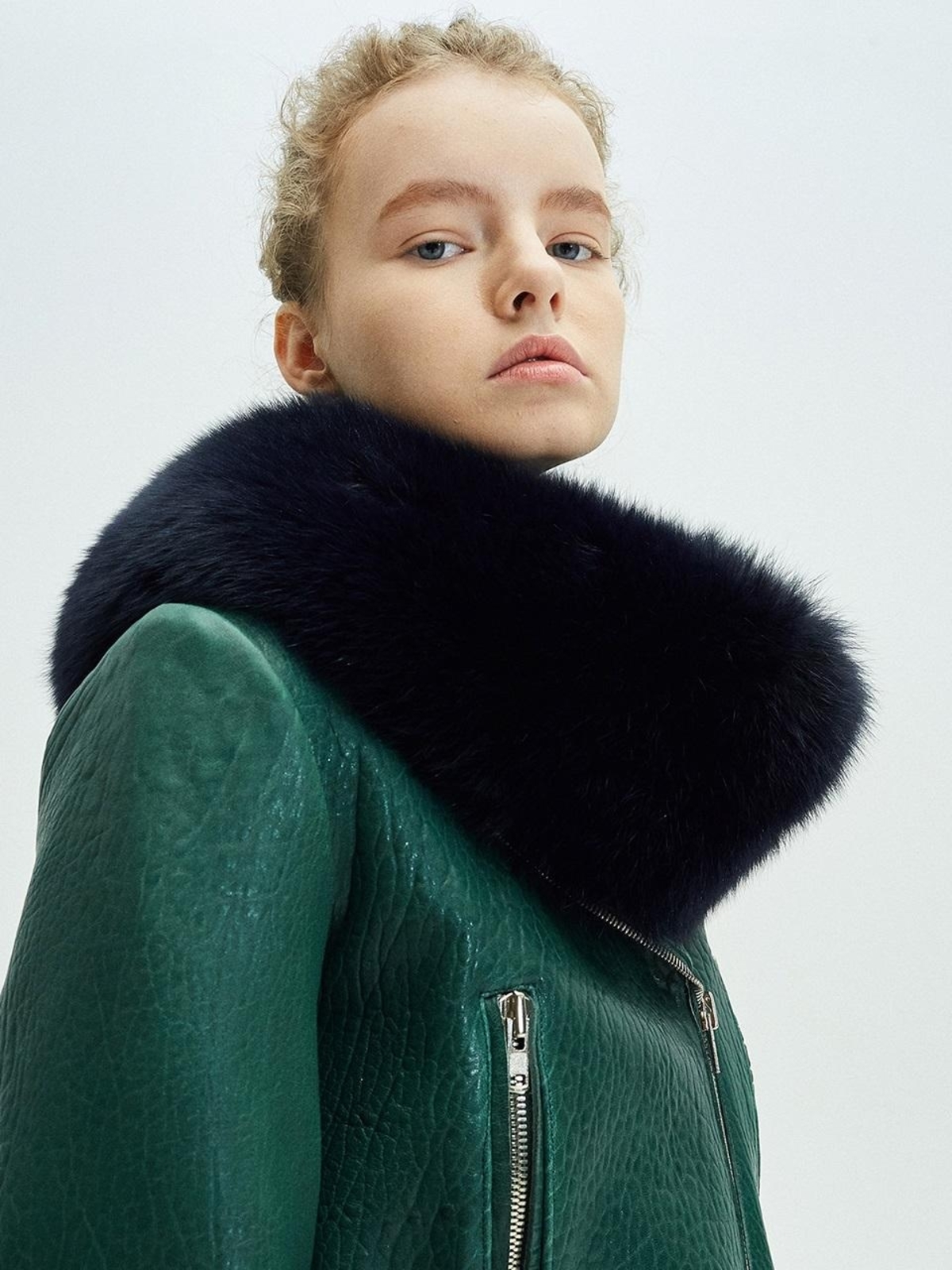 MARDI MERCREDI Saga Fox Scarf - Navy | Garmentory