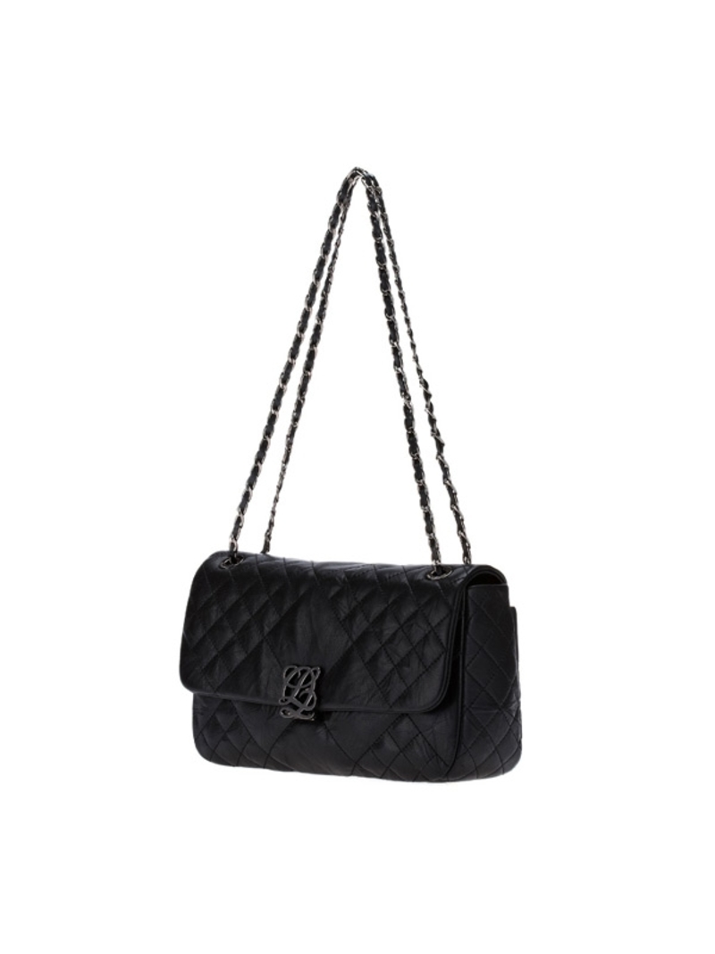 [LOUIS QUATORZE]★New Signature Basic Shoulder Bag★ Louis Quatorze Monogram Print Vintage Designer Shoulder Bag