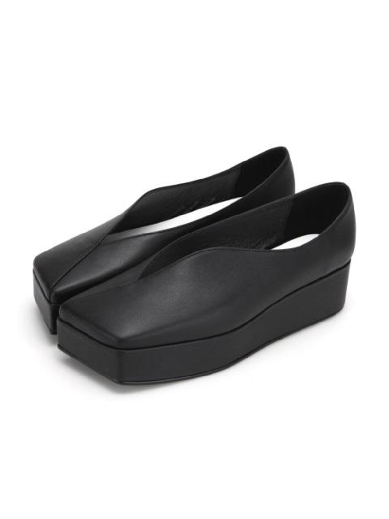 Flat Apartment A-Up Slip On Shoes - Black