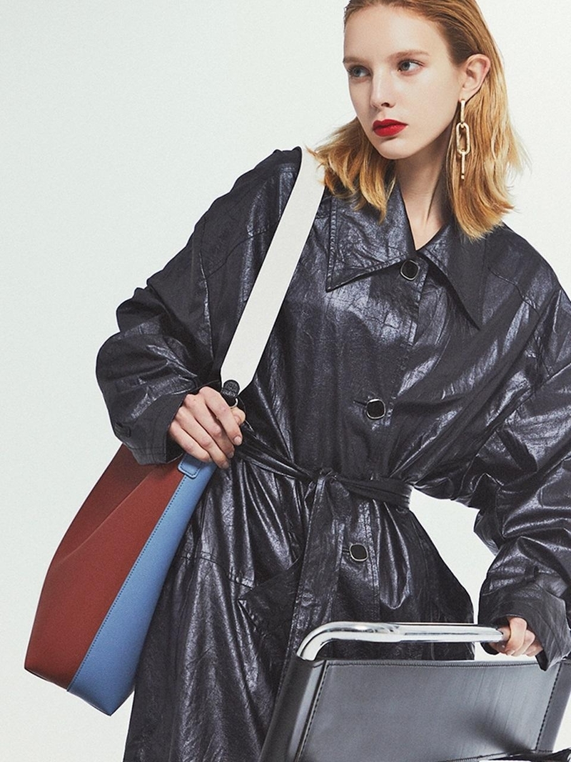 日本正規品 ★FIND KAPOOR★韓国★大人気★LEKOO BAG H 28 Find Kapoor 28 Basic Line Set Lekoo Bag - Blue Combi