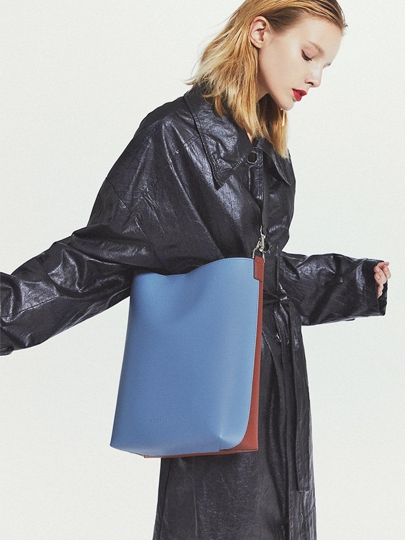 日本正規品 ★FIND KAPOOR★韓国★大人気★LEKOO BAG H 28 Find Kapoor 28 Basic Line Set Lekoo Bag - Blue Combi