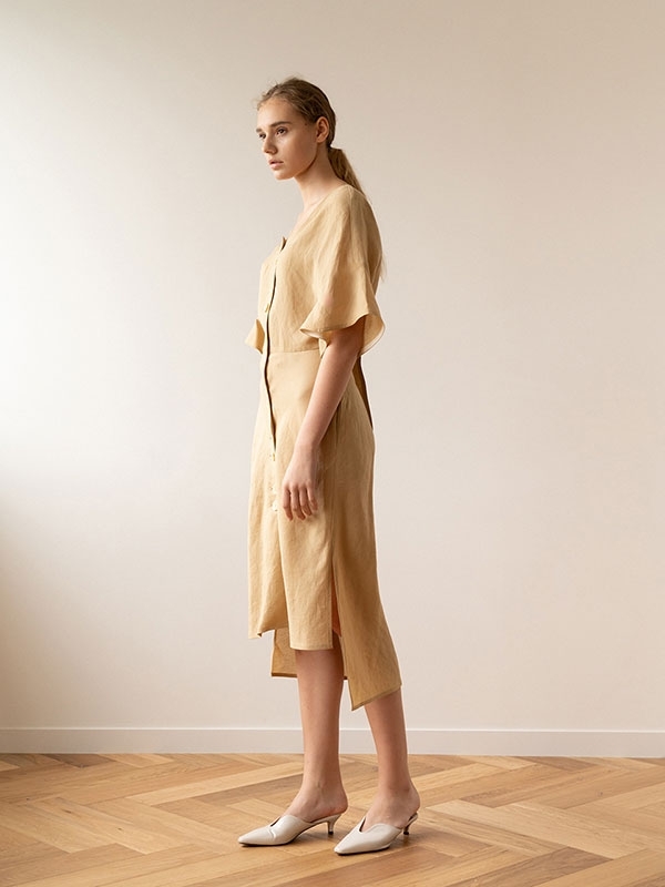 KEUNI NUA Premium Linen And Beach Cover-Up Summer Dress KEUNI NUA Premium Linen And Beach Cover-Up Summer Dress