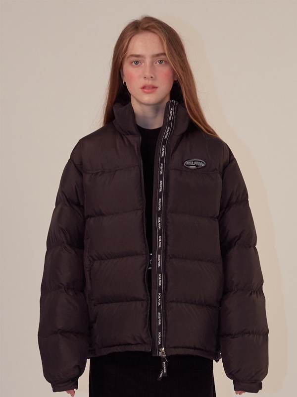 Sculptor Middle Oversized Goose Down Jacket - Black | Garmentory