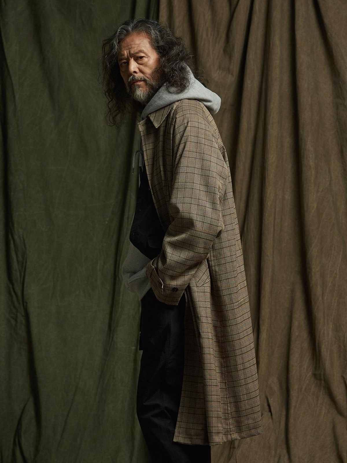 Frizmworks Oversized Balmacaan Coat - Glen Check | Garmentory