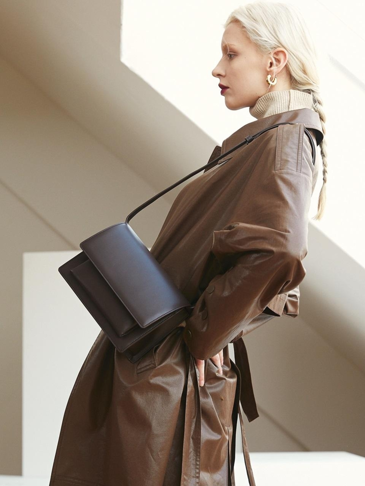 ★DE MERIEL★ Classic Canvas Bag WideIvoryBeige CANVASBAG MUSINSA公式 | DEMERIEL Classic Canvas Bag Wide_Ivory(Beige)