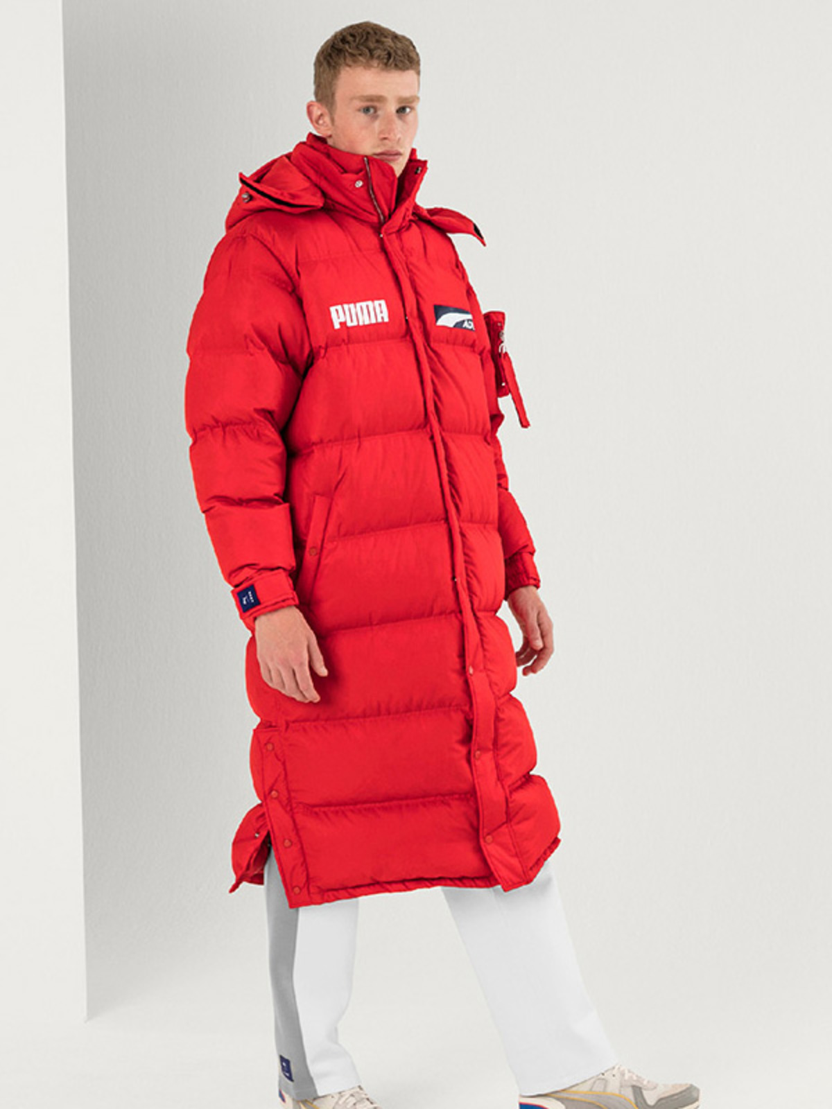 ジャケット・アウター PUMA X ANREALAGE 2IN1 LONG COAT Puma X Anrealage 2-in-1 Long Coat US M Unique Design New