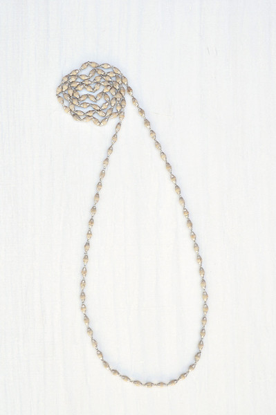 Silver Tulsi Mala Silver Tulsi Mala