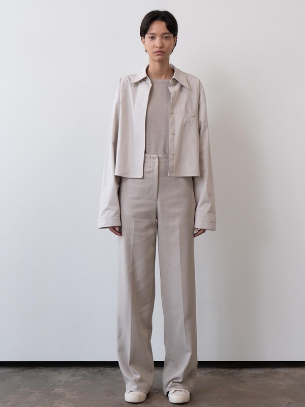 MOIA Crop Shirt - Ecru MOIA Crop Shirt - Ecru