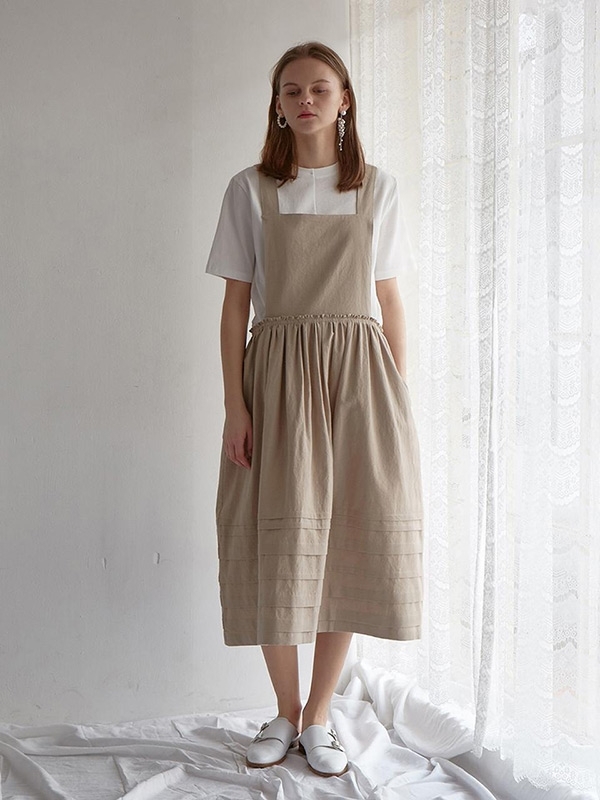 white christmas dresses Cotton Apron | Regency main image 0
