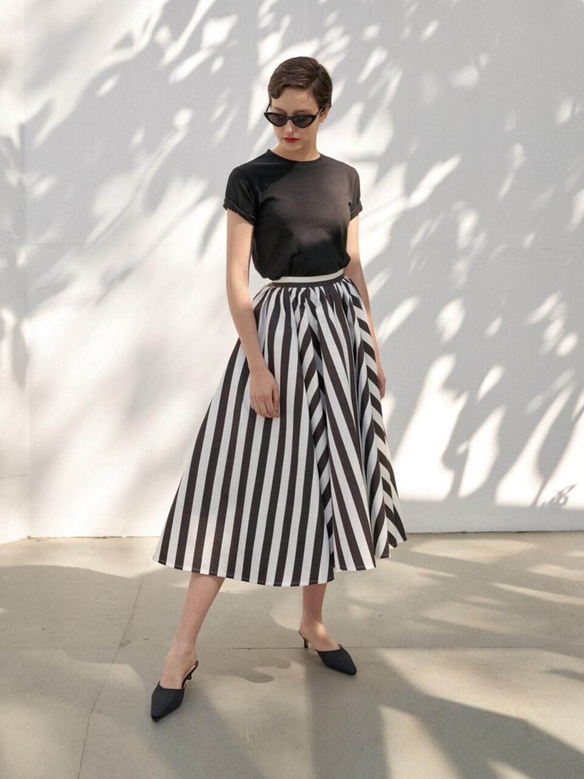 mariページ 21MAR80 Chapter 2 Flare Skirt - Stripe | Garmentory
