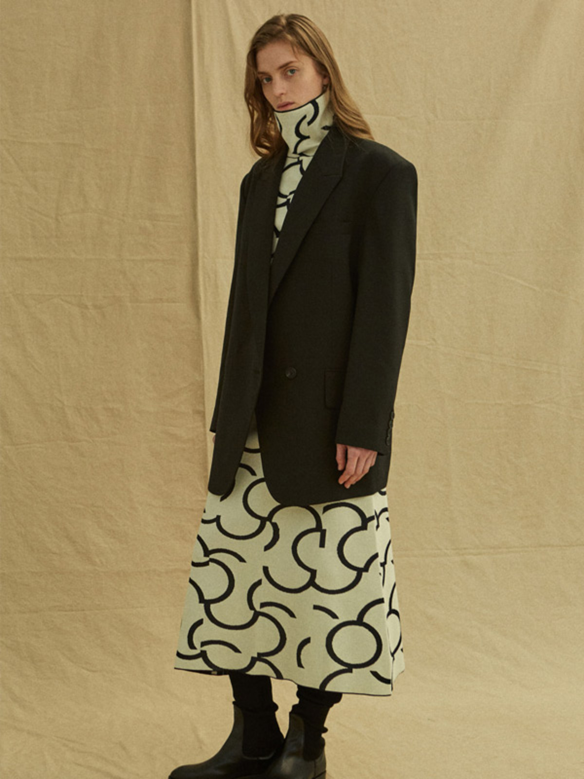 LOW CLASSIC Loose Fit Jacket - Black | Garmentory
