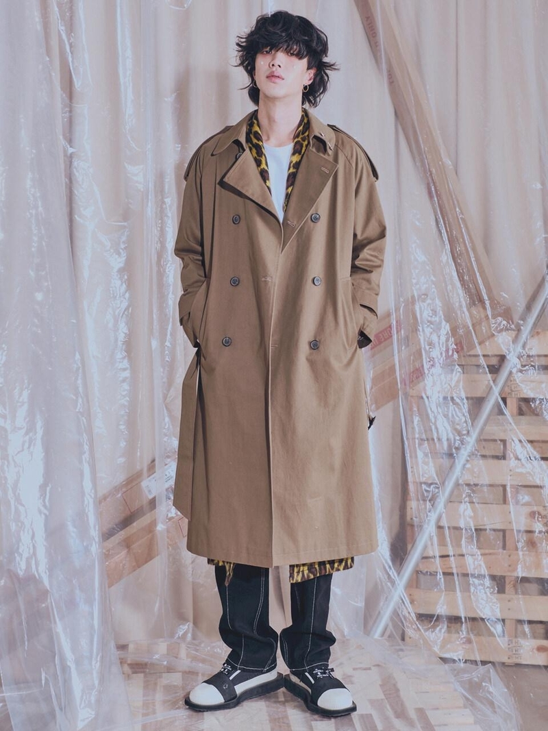 HOLY NUMBER 7 Timeless Overfit Trench Coat | Garmentory