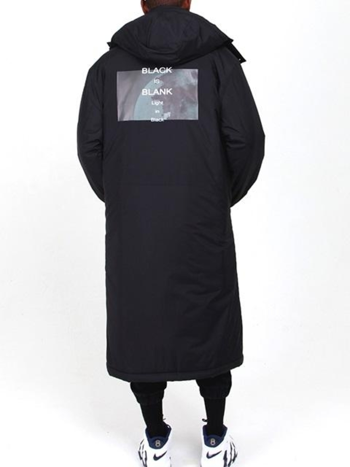 AINTCRACK 1987 Graphic Bench Coat - Black | Garmentory