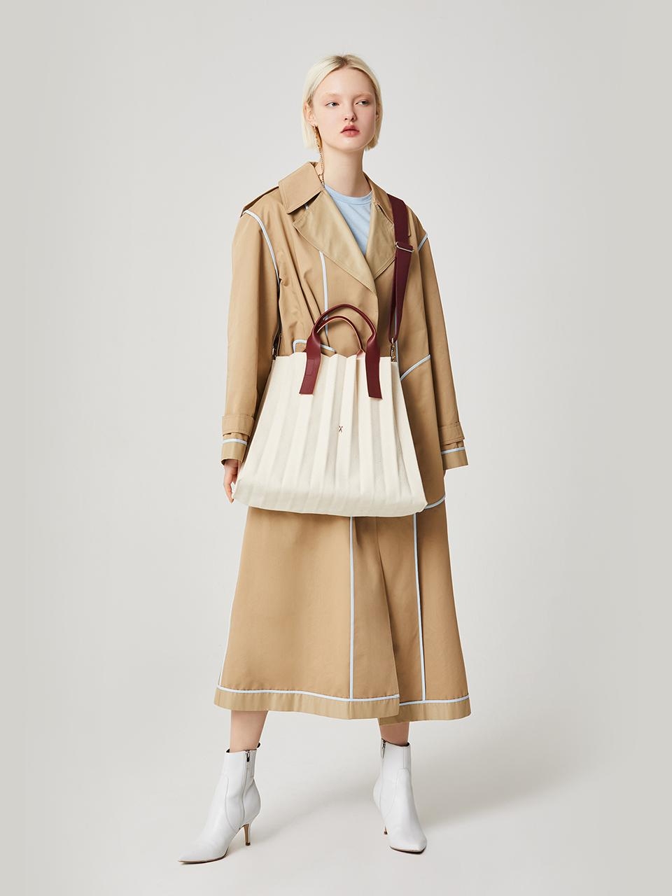 Joseph & Stacey Lucky Pleats Canvas Bag | Garmentory