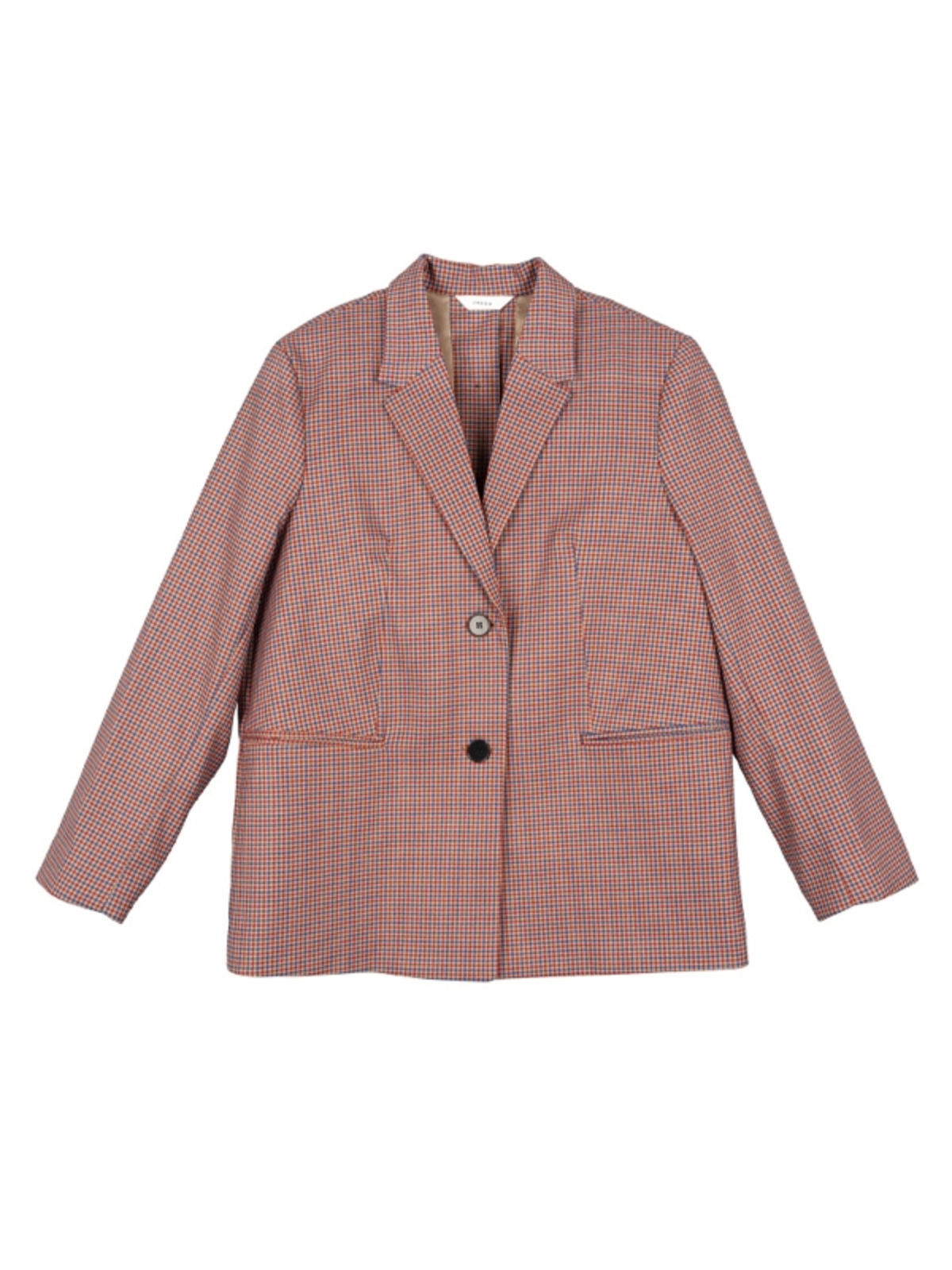 ジャケット ASCLO Kurumi Button Check Blazer ASK availability First) BEAMS Kalami Check 2-Button Jacket