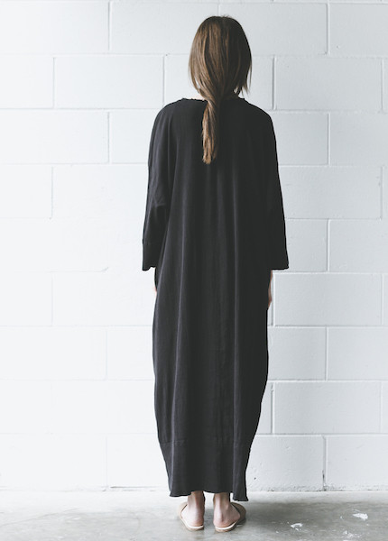 Black Crane - Kaftan Dress in Black Black Crane - Kaftan Dress in Black