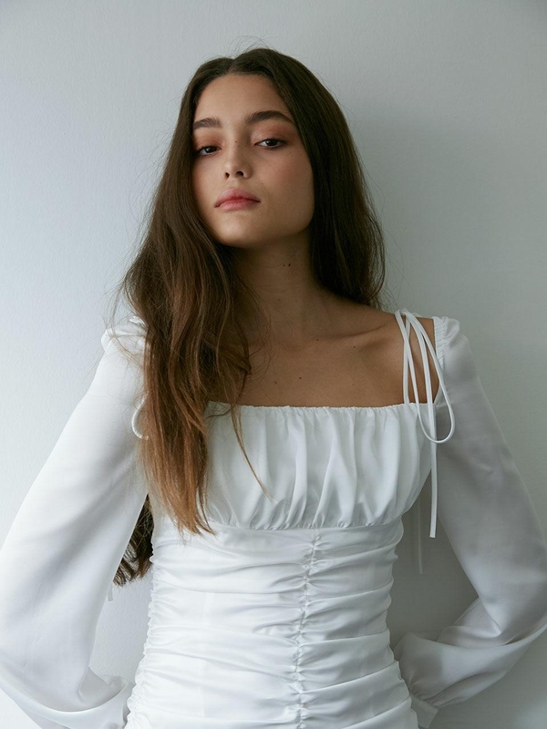 not your rose off shoulder dress Dress
