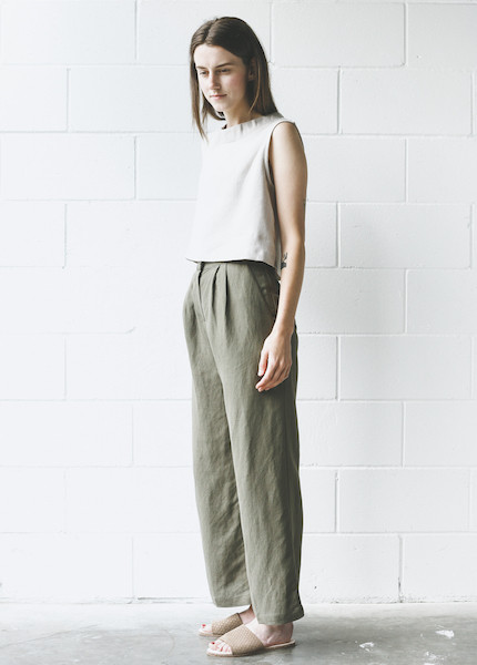 First Rite Wide Trouser - Army First Rite Wide Trouser - Army
