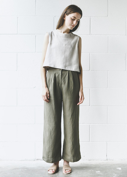 First Rite Wide Trouser - Army First Rite Wide Trouser - Army