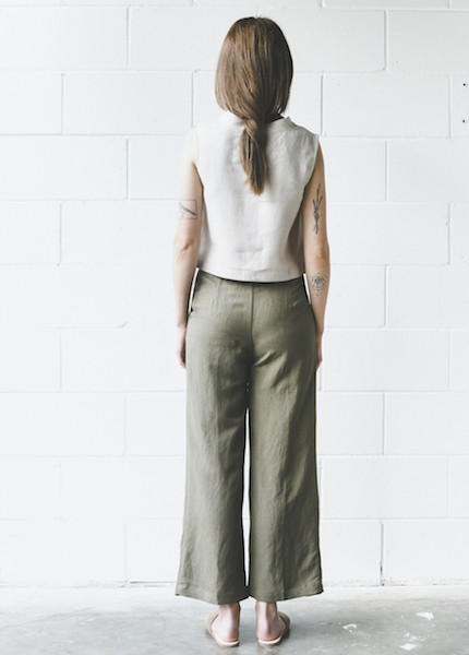 First Rite Wide Trouser - Army First Rite Wide Trouser - Army
