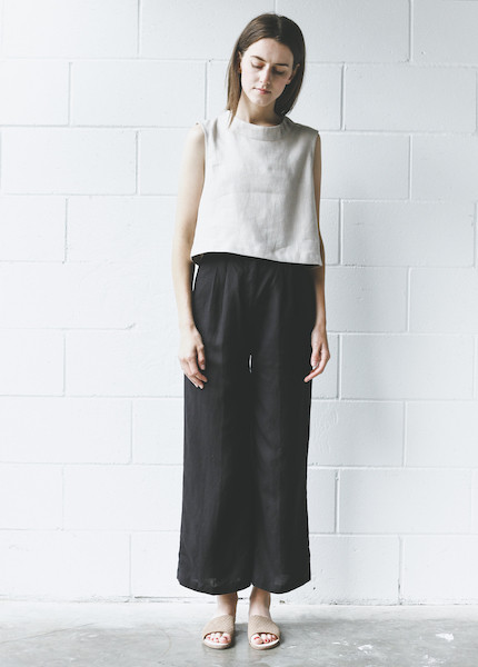 First Rite Wide Trouser - Black First Rite Wide Trouser - Black