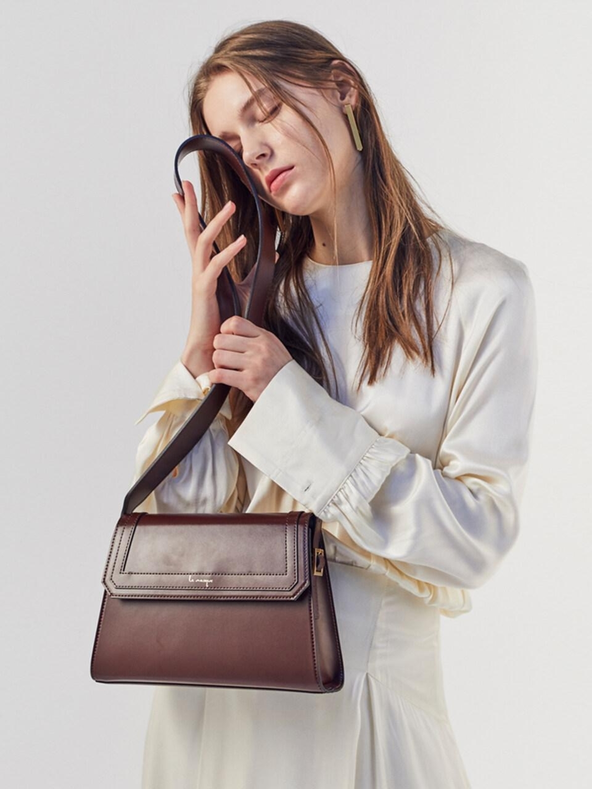 LE MASQUE Call Me Bag - Burgundy | Garmentory