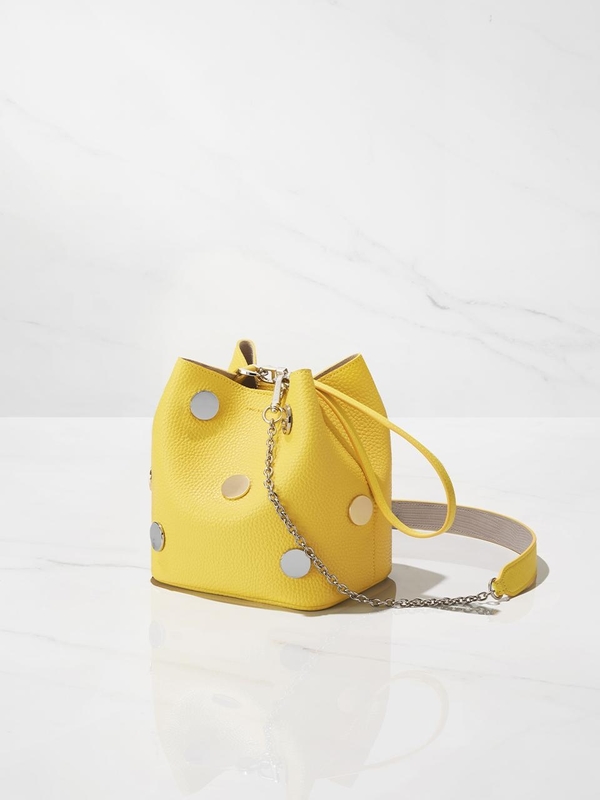 Find Kapoor 16 Metal Line Set Mini Pingo Bag Yellow Garmentory
