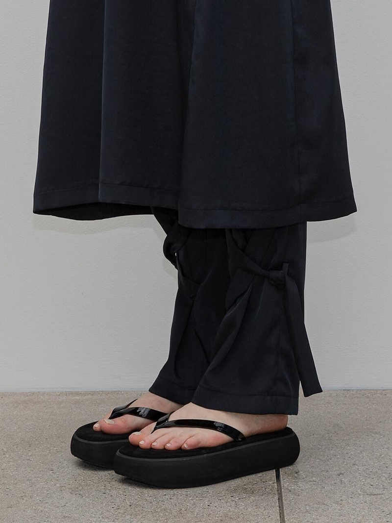 サンダル・ミュール OSOI SS24 BOAT FLIP FLOP (19SS0300301BLACK) OSOI SS24 BOAT FLIP FLOP (19SS0300301BLACK) (OSOI/サンダル