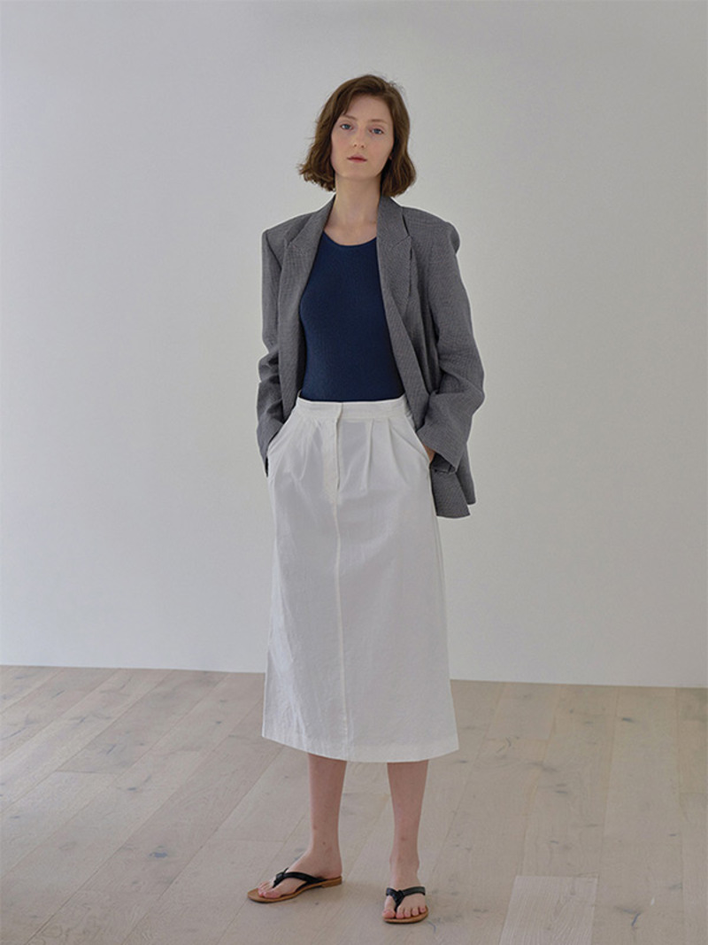NOTHING WRITTEN Linen Jacket - Blue Check | Garmentory
