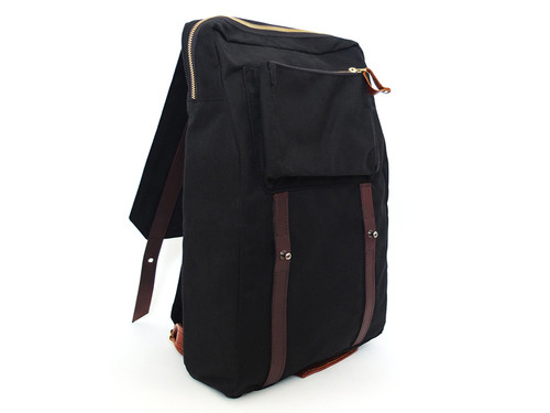 Woolfell Warrior Backpack Black and Brown Woolfell Warrior Backpack Black and Brown