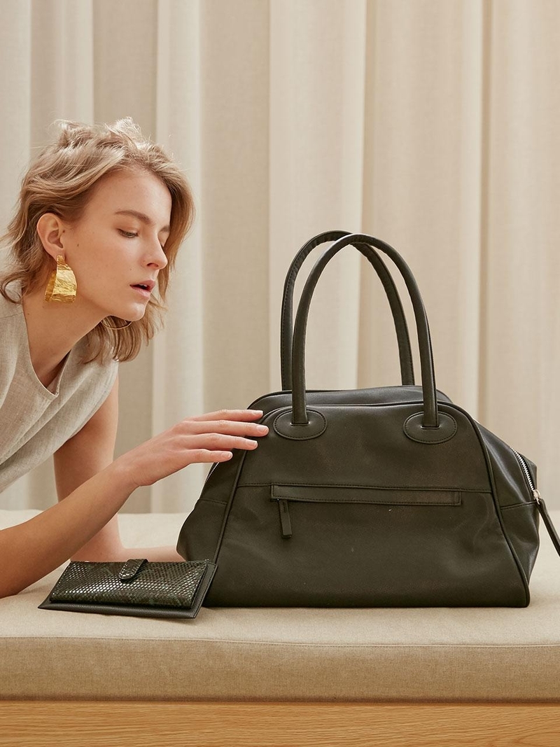 Christine Project Two Zipper Bag - Black Pepper | Garmentory