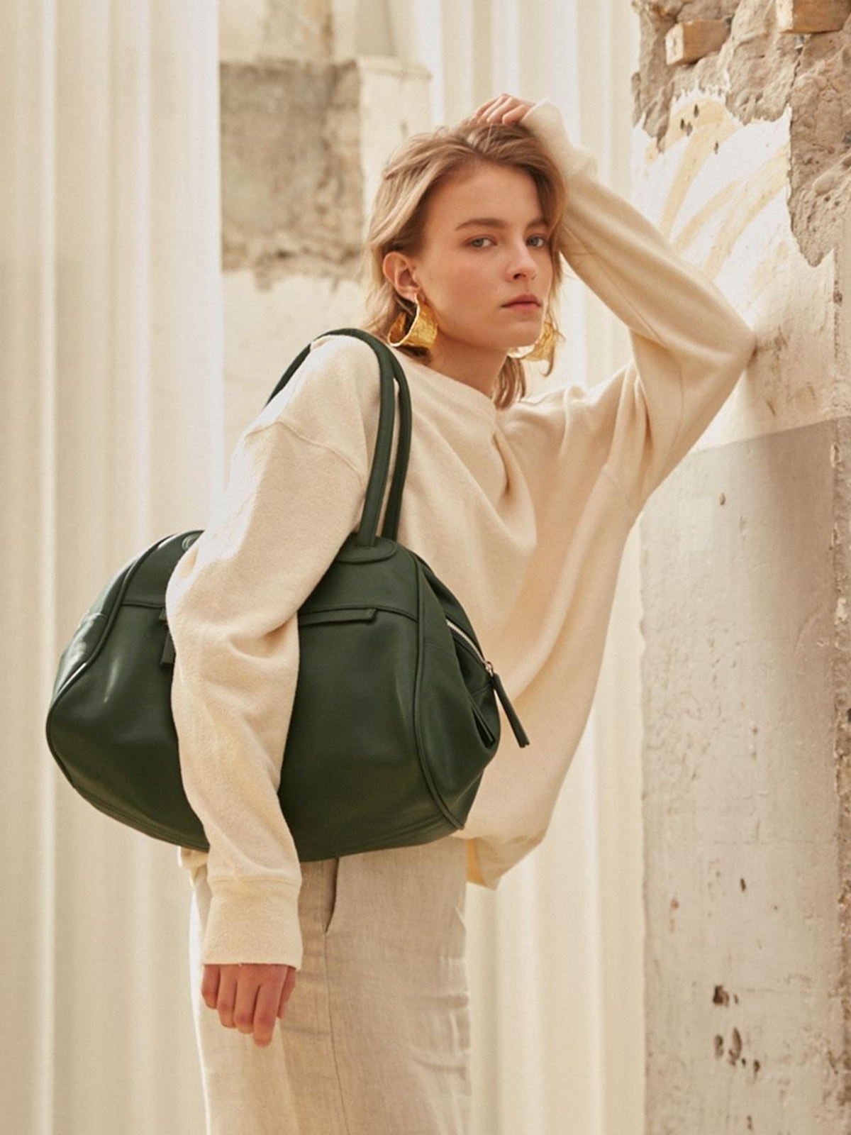 ショルダーバッグ・ポシェット CHRISTINE PROJECT TWO ZIPPER BAG ORIGINAL(CACAO) christineproject - TWO ZIPPER BAG NYLON ORIGINAL(CHOCO SYRUP)