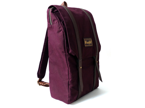Woolfell Warrior Backpack Plum Woolfell Warrior Backpack Plum