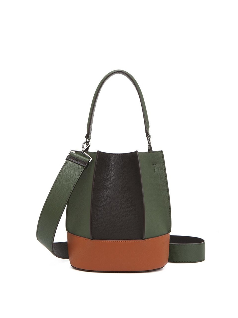 ショルダーバッグ・ポシェット [LOEUVRE] Sac de Lumiere Croc Shoulder Bag LOEUVRE Sac De Lumiere Shoulder Bag - Green Multi | Garmentory