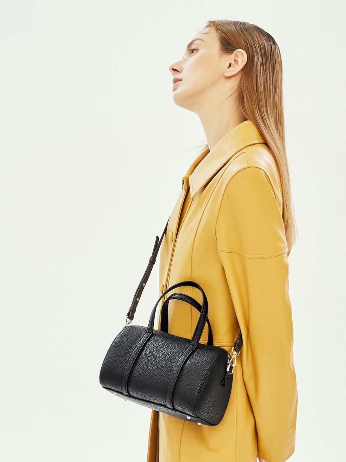 ●FIND KAPOOR● New Boston Bag 27 Crinkled Black 1010936 FINDKAPOOR - EN