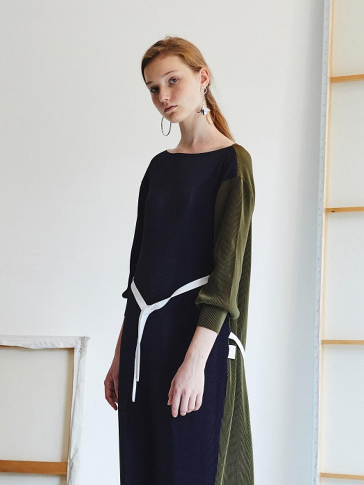 Ekhon Extreme Soft Two Tone Knit Dress | Garmentory
