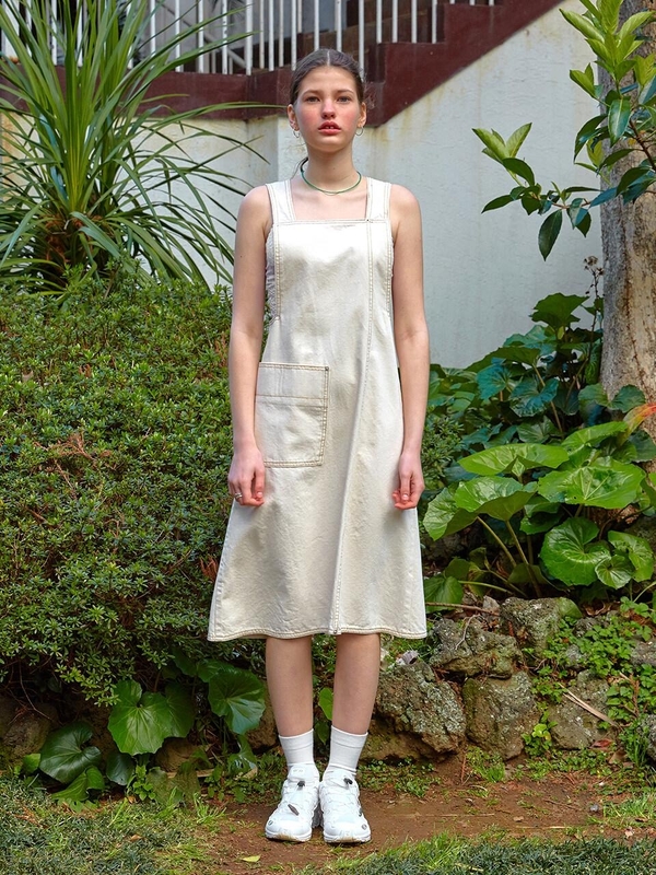 Locle By Low Classic Back Cross Dress - Ivory | Garmentory