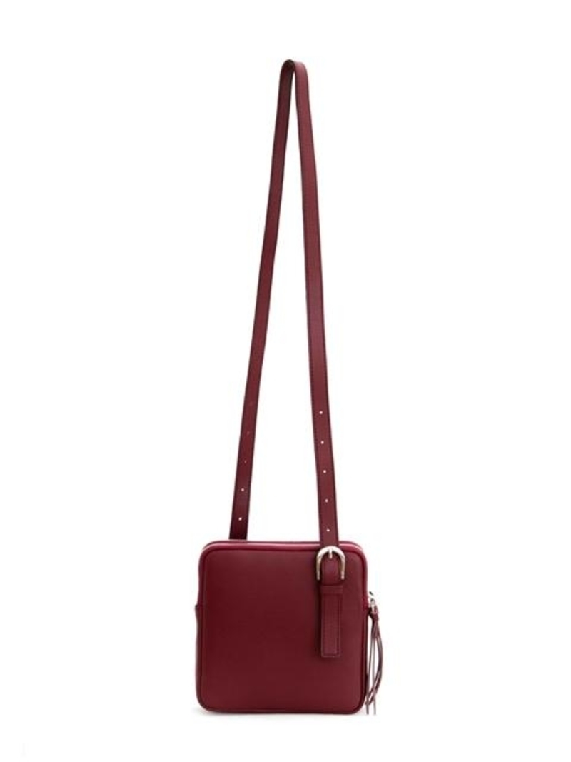 MINITMUTE Twin Square Bag - Deep Wine | Garmentory 