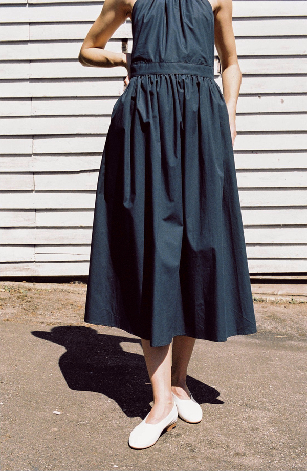 Objects Without Meaning High Neck Dress - navy | Garmentory