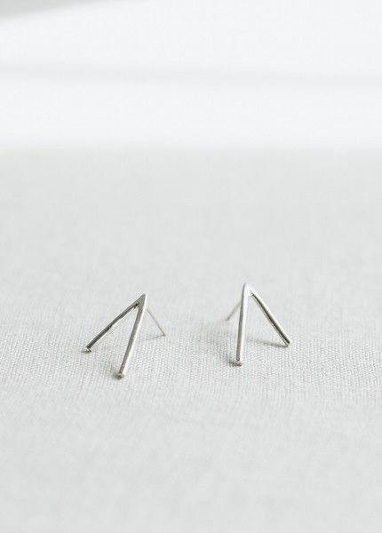 Another Feather Silver Dart Earrings Another Feather Silver Dart Earrings