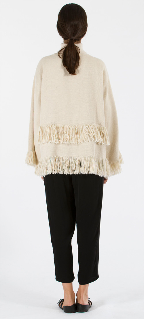 Voz Fringe Top - Ivory Voz Fringe Top - Ivory