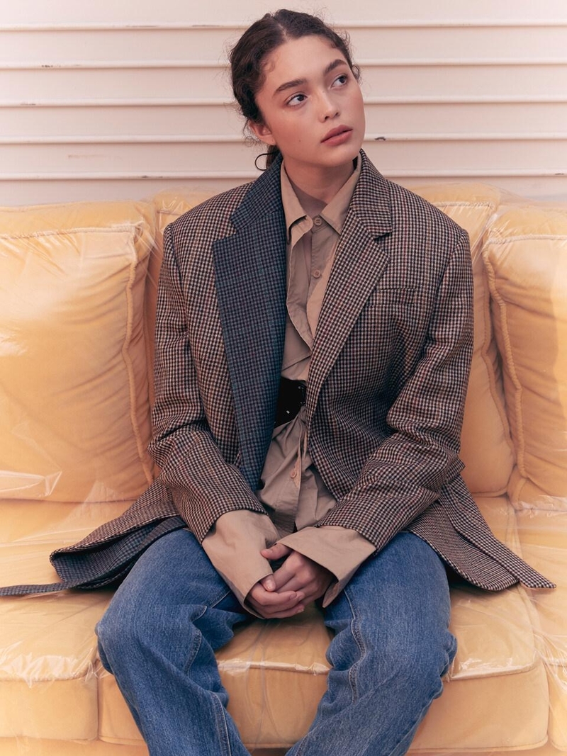 FRONTROW X Push Button Layered Collar Wool Jacket | Garmentory FRONTROW X Push Button Layered Collar Wool Jacket | Garmentory
