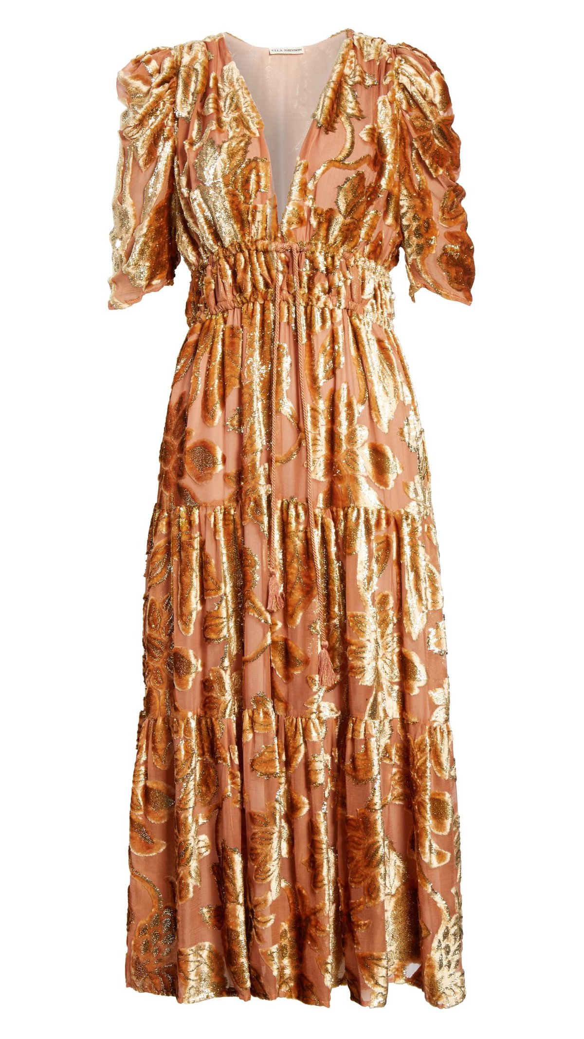 ulla johnson rose gold dress Ulla Johnson Justyne Dress Rose – scarpa